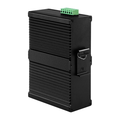 8-Port PoE Gigabit Ethernet Switch L2 يتم إدارته مع مدخل DC48V ودرجة الحماية IP40