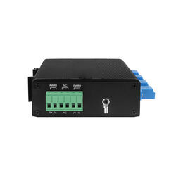 2*2B مفتاح التحويل الضوئي الصناعي LC/SC Connector SM/MM DC24/48V Input