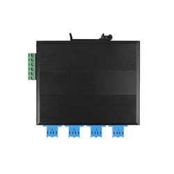 2*2B مفتاح التحويل الضوئي الصناعي LC/SC Connector SM/MM DC24/48V Input
