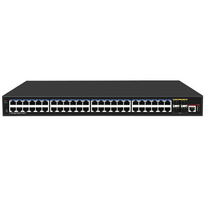 48 منفذًا Gigabit L3 مدير لتحويل الشبكة 10G Fiber Uplinks Single AC Input مبني على Realtek