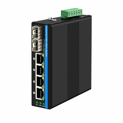 6 منفذ جيجيبيت غير مدير Ethernet Switch Din switch للشبكة DC12V/24V المدخل