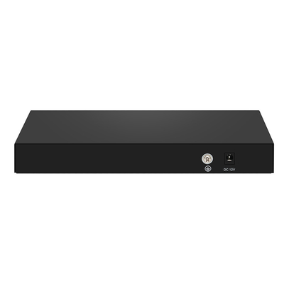 8-البوابة 10G SFP + فائبر التبديل غير المدار 1G / 2.5G التكيف التلقائي DC12V دعم OEM