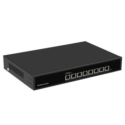 مفتاح التبديل 10G Ethernet غير المدار مع إدخال طاقة AC100V-240V وتوافق 1G / 2.5G / 5G