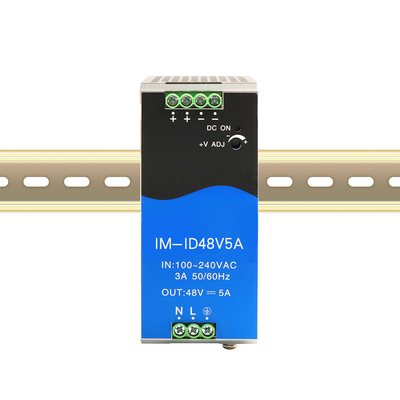 أوليكوم الصناعية 240W إمدادات الطاقة دين ريل DC48V خروج 5A DC قابل للتعديل