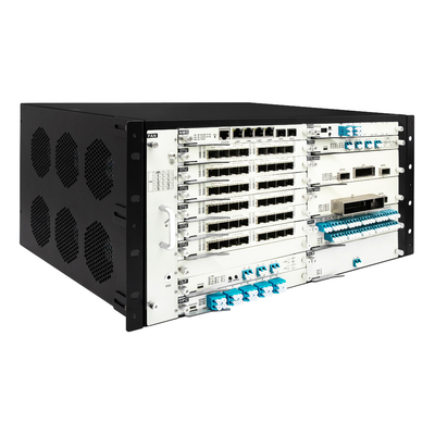 19 " 5U OTN نظام معدات نقل DWDM مع بطاقات EDFA AWG قابلة للتكوين
