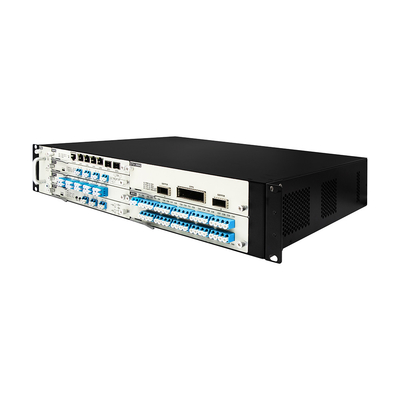 19 " 2U نظام نقل DWDM البصري مع EDFA OTU DCM بطاقة نظام نقل Wdm