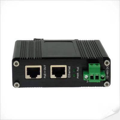 الصناعية 90W 802.3bt PoE++ المحقن جيجابيت DC12V DC24V DC48V مدخل الحجم المصغر