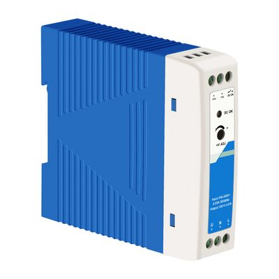 إمدادات الطاقة 12 فولت دين 20W 1.67A المدخلات البلاستيكية AC / DC CE UL درجة صناعية مدرجة