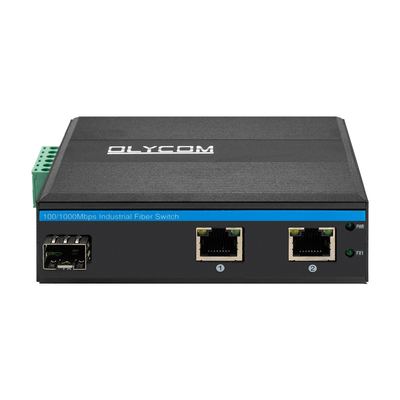 محول الألياف الضوئية جيجابيت دين محول الشبكة DC12-52V مدخل طاقة مزدوج