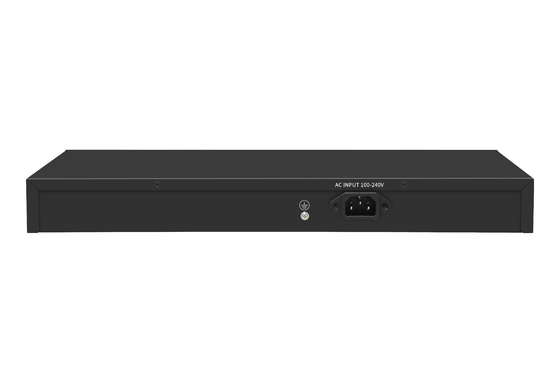 16 منفذ Gigabit Ethernet Switch Af / at Poe Switch AC 100-240V مدخل الطاقة