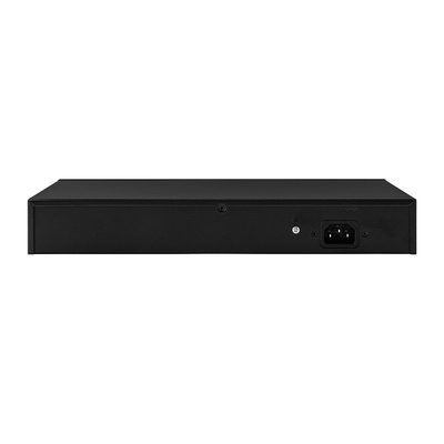 16 منفذ Gigabit Poe Switch مفتاح شبكة الألياف الموسع 250m 300W