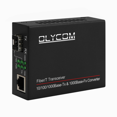 محول الوسائط المصنوعة من الألياف الضوئية إلى RJ45