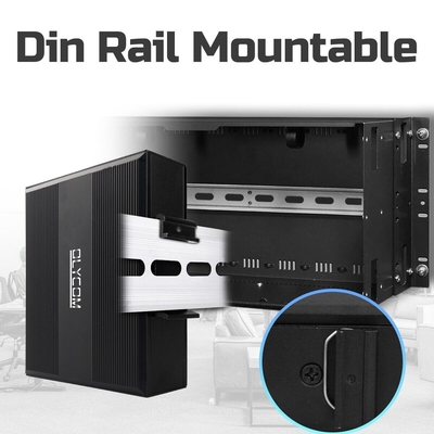 5 منفذ مفاتيح جيجابيت Industrial PoE Extender 1*poe في منفذ دعم 30w/60w/90w+4*poe منافذ الخروج