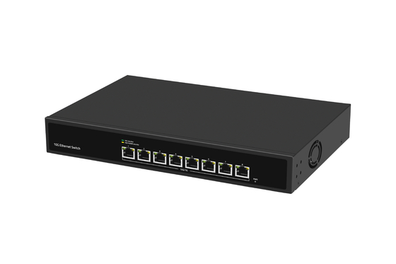 8 منفذ 10G Ethernet Switch 8*10G Ethernet Ports دعم 100/1000M/2500M/5G/10G