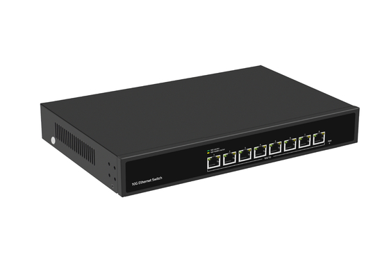 8 منفذ 10G Ethernet Switch 8*10G Ethernet Ports دعم 100/1000M/2500M/5G/10G