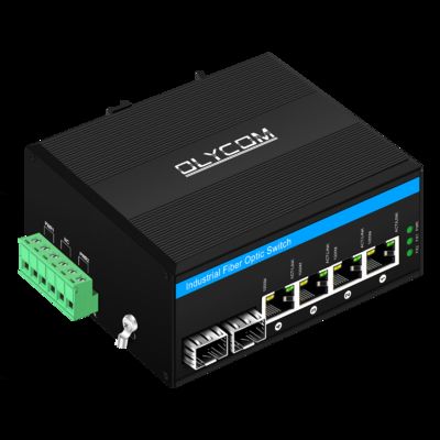 6 منفذ الطاقة الشمسية Poe التبديل DC12-48V المدخلات 120 واط مفتاح إيثرنت الصناعي للطاقة الشمسية/الجذع/نظام VoIP/نظام الأمن CCTV