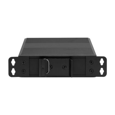 الطاقة الشمسية بو التبديل 4 ميناء DIN السكك الحديدية جيجابت غير المدارة DC12V / 24V / 48V المدخلات CE FCC