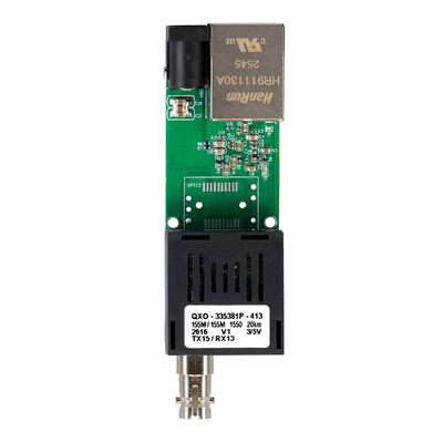 بطاقة محول الوسائط جيجابت DC5V ~ DC24V لحل اتصالات الألياف بدون طيار حجم صغير