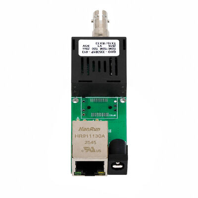 بطاقة محول الوسائط جيجابت DC5V ~ DC24V لحل اتصالات الألياف بدون طيار حجم صغير