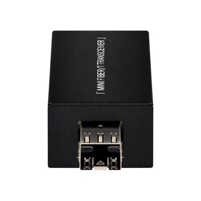 محول الوسائط المصغرة من الألياف الضوئية ميني جيجابيت DC5V DC12V الحجم المدمج 20 كم تمديد CE