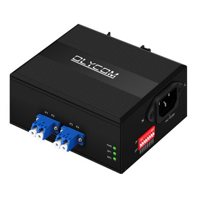 وحدة التبديل المزدوجة للطاقة مع ميزة التأخير الذكية AC / DC DIN Rail