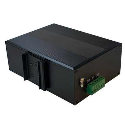 8 منفذ صناعي مدير PoE Switch 2.5G Fiber Din Rail 240W دعم إدارة PoE