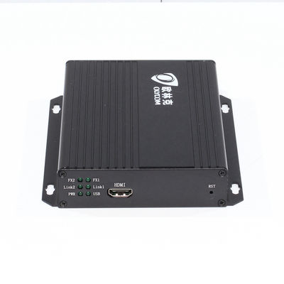 1080P HD DVI Fiber Optic Extender HDMI Extender عبر Cat5e 120 متر CE DC12V