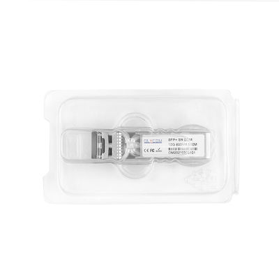 جهاز الإرسال والاستقبال البصري SFP ثنائي الألياف LC ، وحدة الألياف متعددة الأوضاع 850 نانومتر 300 متر ريال