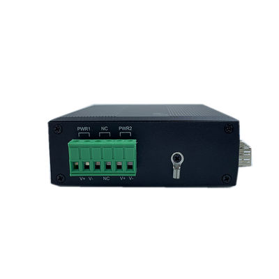 CE 10/100Mbps محول الشبكة الصناعية 2 منفذ SFP و 2 منفذ Ethernet غير مدير