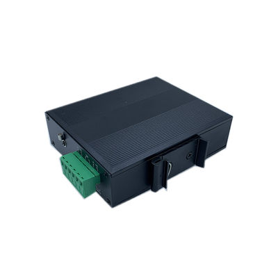 2 * SFP Port Din Rail Network Switch 4 Port مع درجة حرارة التشغيل الصناعية