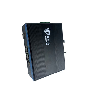 IP40 POE Network Switch Gigabit Ethernet للبيئة الخارجية القاسية