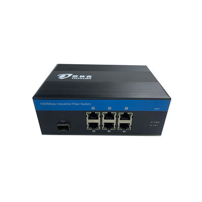 IP40 POE Network Switch Gigabit Ethernet للبيئة الخارجية القاسية