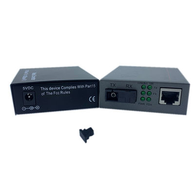 Wdm Fast Fiber Optic Ethernet Media Converter تحكم كامل في التدفق على الوجهين