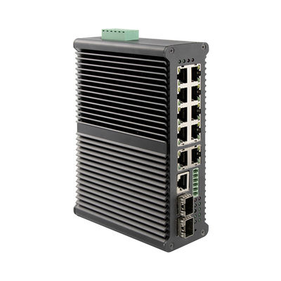 Gigabit Ethernet 40Gbps 8 Port Industrial Managed Poe Switch Up To 90W
