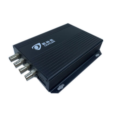 4 منفذ 1080P فيديو عبر محول Ethernet محول الألياف المتعددة الوسائط 12 فولت