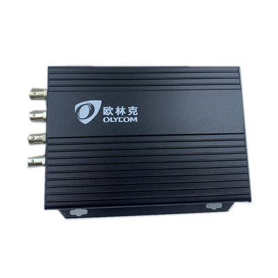 4 منفذ 1080P فيديو عبر محول Ethernet محول الألياف المتعددة الوسائط 12 فولت