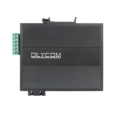 محول وسائل الإعلام الصناعية السريعة إثنتر SC الألياف الثابتة SM/MM غير المدارة 6KV CE
