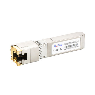 وحدة Cisco 10G نحاسية SFP Transceiver 30 متر منفذ RJ45 متوافقة مع Huawei Mikrotik معتمدة CE RoHS