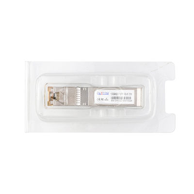وحدة Cisco 10G نحاسية SFP Transceiver 30 متر منفذ RJ45 متوافقة مع Huawei Mikrotik معتمدة CE RoHS