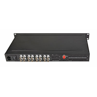 HD 1080P AHD CVI TVI فيديو الألياف الرقمية محول بصري 16 منفذ مدخل AC 220V
