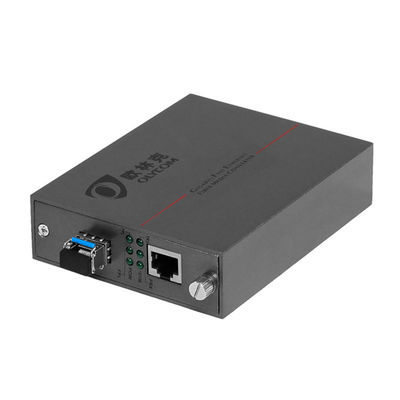 محول الوسائط PoE 10/100M SFP الألياف الضوئية مع ميزة LFPT DC5V غير المدارة