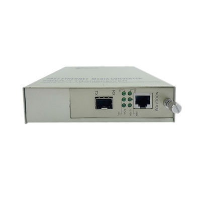 محول وسائل الإعلام PoE SFP الألياف الضوئية 10/100M إيثيرنث غير مدير ميزانية 30W
