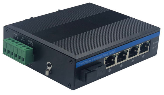 5 منفذ محور تبديل الشبكة الصناعية 10/100Mbps رابط SC غير مدير Realtek