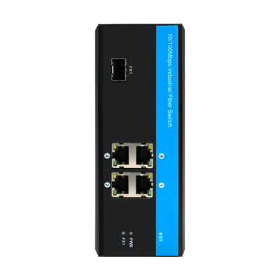 4 منفذ محور تحويل الشبكة الصناعية 10/100Mbps Ethernet السريع غير المدار CE FCC