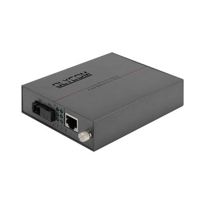محول الوسائط الألياف النمطية الواحد 1.25G Ethernet WDM Optical Unmanaged 30W PoE