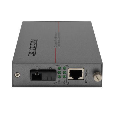 محول الوسائط الألياف النمطية الواحد 1.25G Ethernet WDM Optical Unmanaged 30W PoE