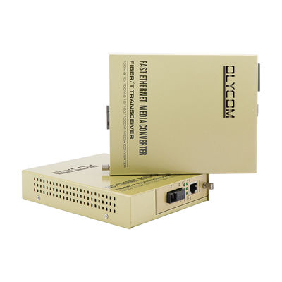 محول وسائل الإعلام WDM 10/100Mbps رف جبل ألياف النحاس الموسع غير المدار CE