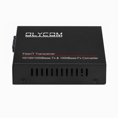 محول الوسائط PoE جيجابيت 15.4W 30W غير مدير PoE النشط مزدوج SM MM Fiber CE