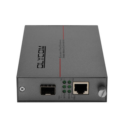 محول الوسائط 10/100M POE الألياف الضوئية الإيثيرنت LC الألياف SFP ميجابيت غير مدير