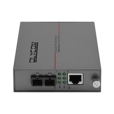 10/100M Ethernet Fiber Media Converter SC Connector Rack قابل للتركيب غير المدار DC5V LFPT